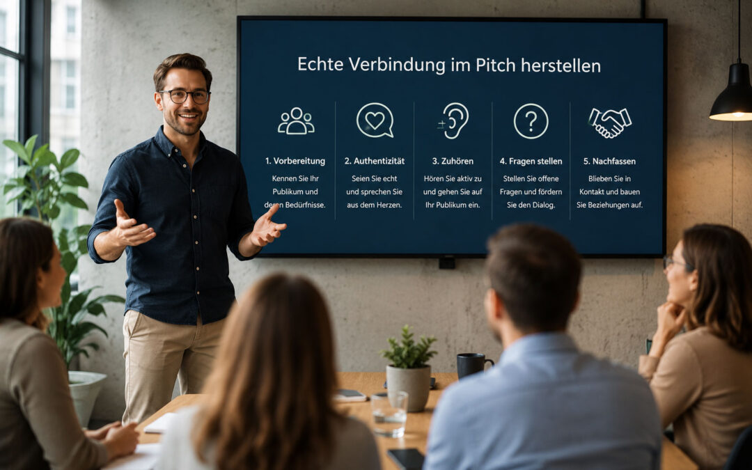 Tipps zu: Echte Verbindung im Pitch herstellen