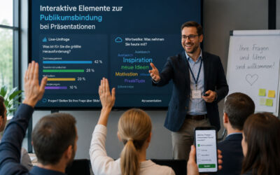 Interaktive Elemente zur Publikumsbindung bei Präsentationen