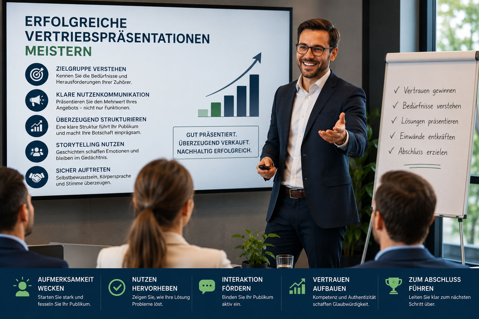 Erfolgreiche Vertriebspräsentationen meistern