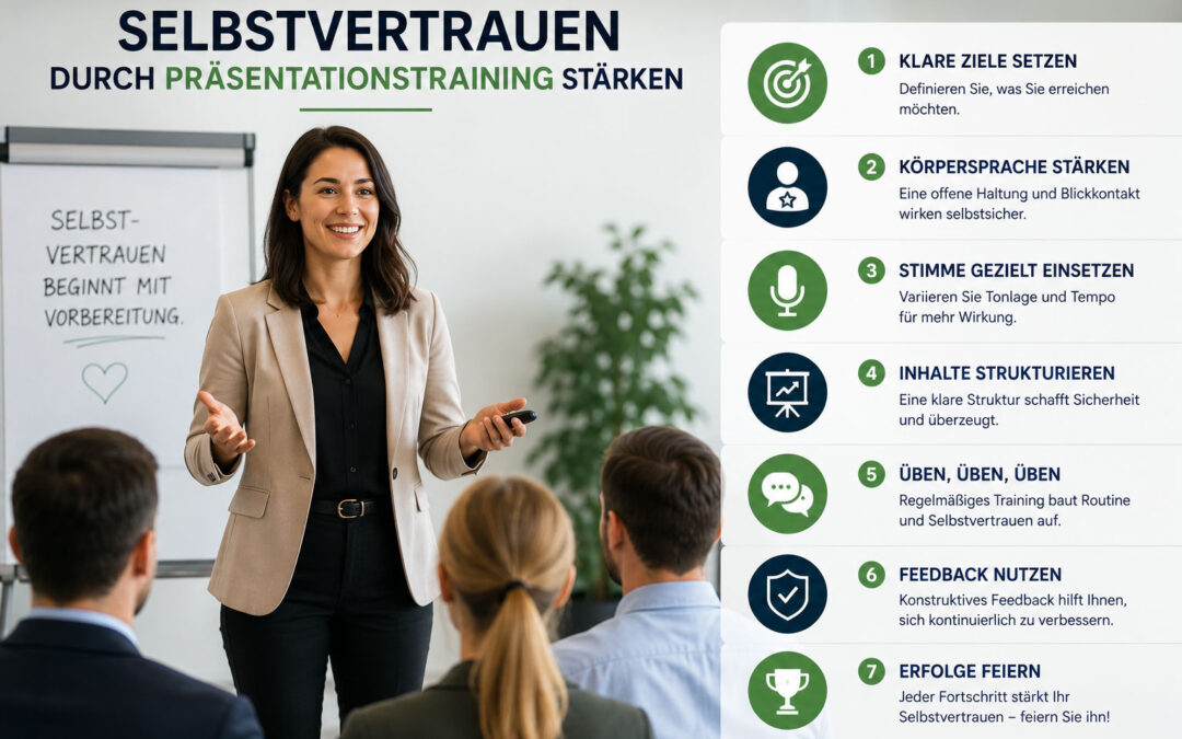 Selbstvertrauen durch Präsentationstraining stärken