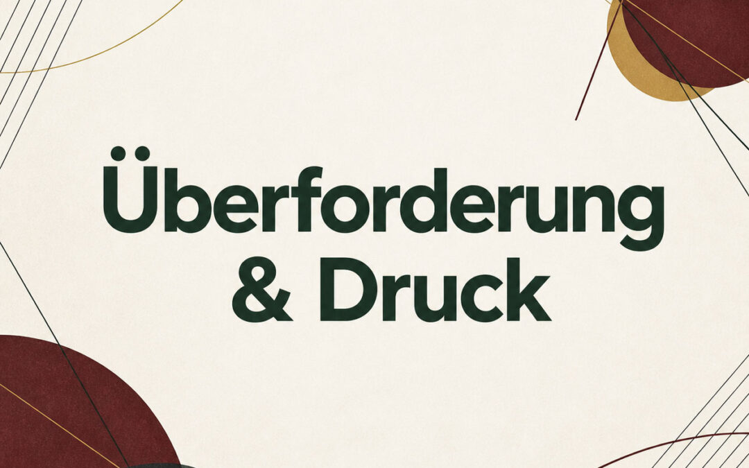Als Unternehmer ständig unter Druck: Was erzeugt ihn wirklich?